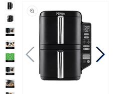 Ninja air fryer double Stack 7-5 litres black