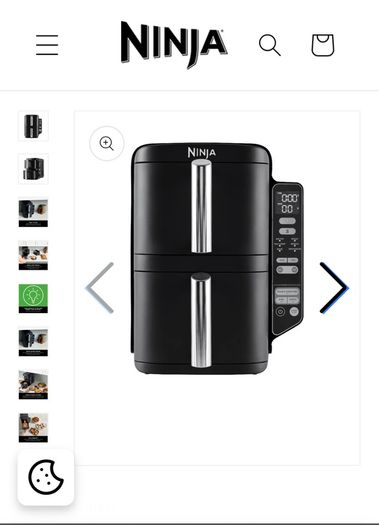Ninja air fryer double Stack 7-5 litres black