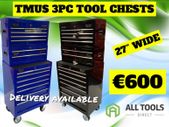 3pc 27 Inch Professional Tmus Tool Chest /738 Vat Included