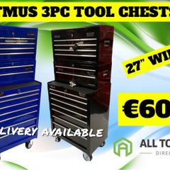 3pc 27 Inch Professional Tmus Tool Chest /738 Vat Included