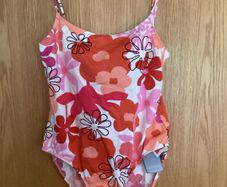 M&S Floral Swimsuit - Medium Leg with Built in Bra - New