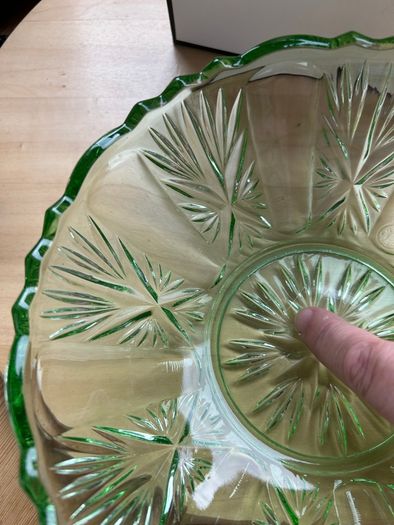 Vintage Green Bowl