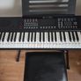 Keyboard with music stand, stand and chair. 61 keys. Barely used Image 3