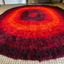 Vintage Retro Mid Century Oval 'Finlandia' Rug Image 6