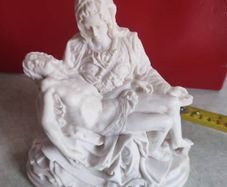 Michelangelo's "Pieta" Statue Sculpture Madonna Jesus by Veronese
