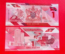Trinidad & Tobago  1 Dollar  2020 POLYMER / PLASTIC .Pick 60a  ( Uncirculated )