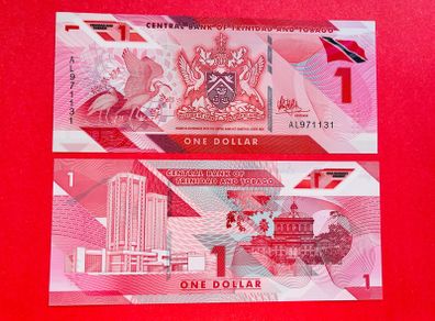 Trinidad & Tobago  1 Dollar  2020 POLYMER / PLASTIC .Pick 60a  ( Uncirculated )