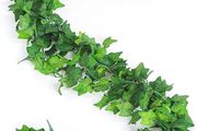 56 Feet Fake Ivy Garland Artificial Foliage Fake Leaves Hanging Garland Plant Greenery Leaves UV Resistant Vines with Fake Leaves for Bedroom Wedding Party Garden Wall Decoration