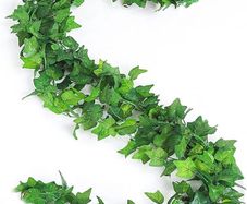 56 Feet Fake Ivy Garland Artificial Foliage Fake Leaves Hanging Garland Plant Greenery Leaves UV Resistant Vines with Fake Leaves for Bedroom Wedding Party Garden Wall Decoration