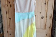 asos pleated midi dress uk6