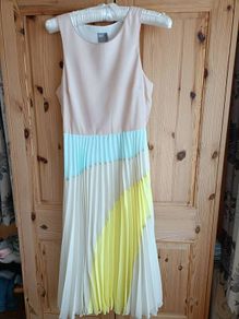asos pleated midi dress uk6