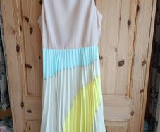asos pleated midi dress uk6