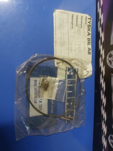 VW 1200 heater control cables