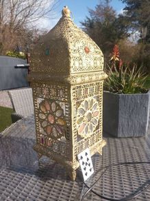 Moroccan style lamp, fully working, D18