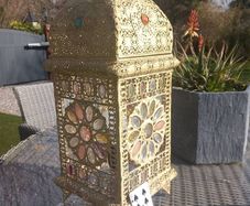 Moroccan style lamp, fully working, D18
