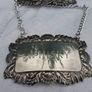 6 X Vintage Silver Plated Decanter Labels Image 3