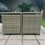 Rathwood Rattan 4 seater cube seat Image 3