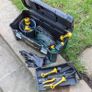 Essential 19 Toolbox with Metal latches, Black/Yellow, 19 Inch Image 4