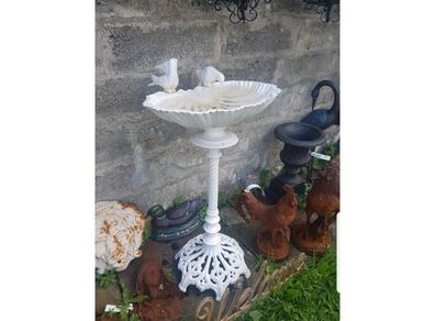 Cast iron bird bath - Tall