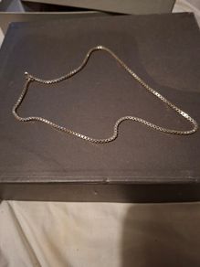 Sterling silver box chain