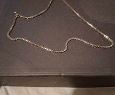 Sterling silver box chain