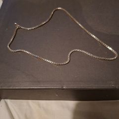 Sterling silver box chain