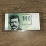 100 Finnish Markkaa 1986 Jean Sibelius Excellent Condition Banknote Image 2