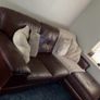 L couch - brown - Need gone this weekend Image 2