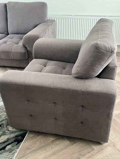 Grey Sofa and Armchair- open to offers