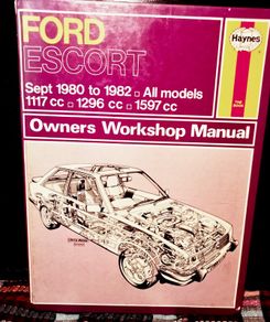 Haynes. Ford Escort. Owners Workshop Manual.