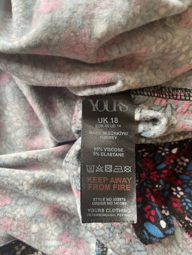 Yours Tunic Top Size 18