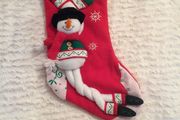 Plush Christmas Snowmsn Stocking