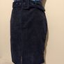 Vila Belted blue Corduroy Skirt, New With Tags, Image 6