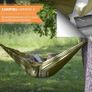 Camping Hammock with Mosquito Net - 210T Quick-drying Parachute Nylon Lightweight Portable Travel Hammock for Backpacking, Camping, Hiking and Beach Adventure (FREE POSTAGE) Image 3
