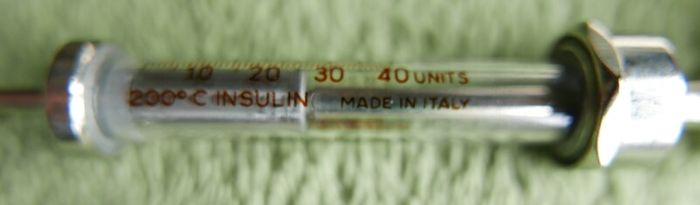 Victorian Syringe Set Vintage Medical Glass Syringe + Metal Box Set Record Hypodermic Antique Old Super Eva Durex Insulin Italy