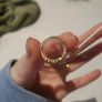 Vintage 9ct Yellow Gold Gypsy Ring Image 6