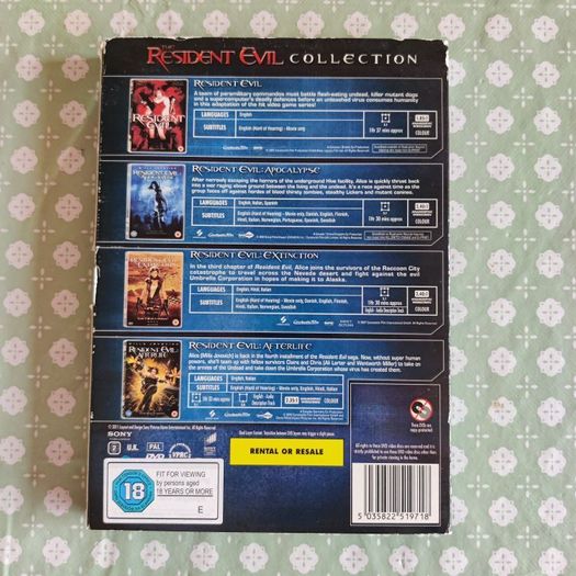 Resident Evil DVD Collection 1-4