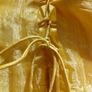 Pale lemon bridesmaids dress or debs gown with shawl. Image 4
