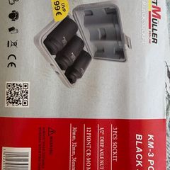 Impact socket set