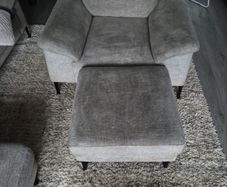 1 seater 3 seater with 2 foot stools