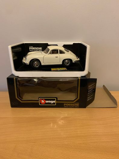 1/18 Burago Model Car Porsche 356 B Coupe 1962