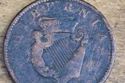 Ireland 1822, Half Penny George IV - free standard postage