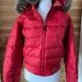 Puffer bomber jacket Polo Jeans Ralph Lauren Down Feather Warm Winter puffer Jacket with Removable Hood red size S Image 2
