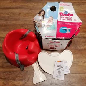Bumbo Floor Seat & Play Tray Combo