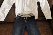 Boy's shirt and jeans set size 10-11