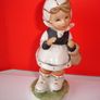 Three  Vintage  Goebel-Hummel Style Girl Figurines 1900s Image 2