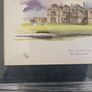 2 matching framed St Andrews 100th anniv golf prints. Printed on 100% linen board using lightfast inks Image 4