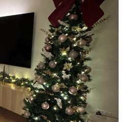 6ft pre lit slim christmas tree