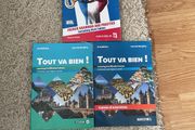 Leaving Cert Higher and Ordinary levels French textbook, accompanying workbook and extra grammar book