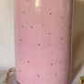 Elegant Ceramic Table Lamp with Fornasetti Paper Lampshade Image 3